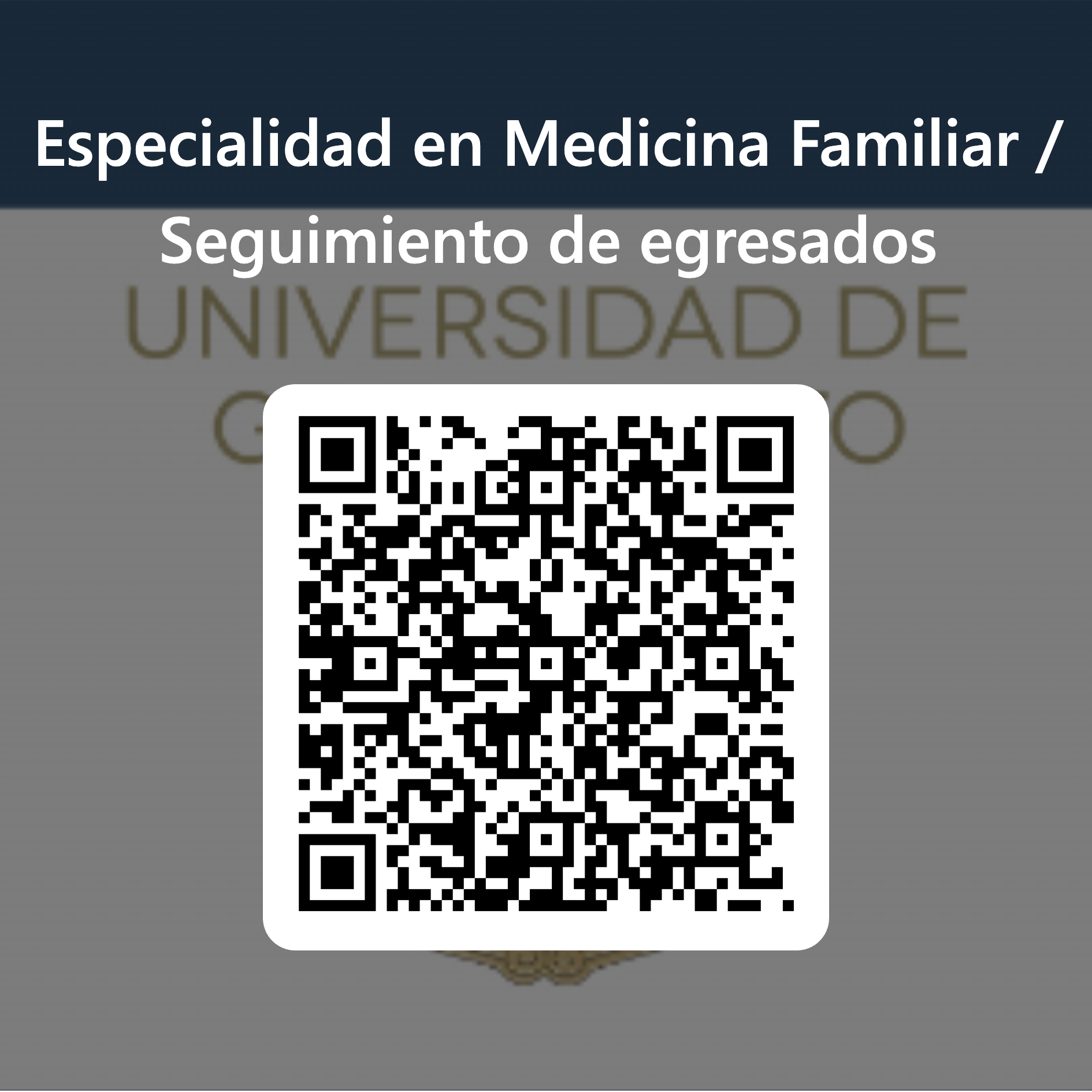 22 Cdigo QR para Especialidad en Medicina Familiar Seguimiento de egresados