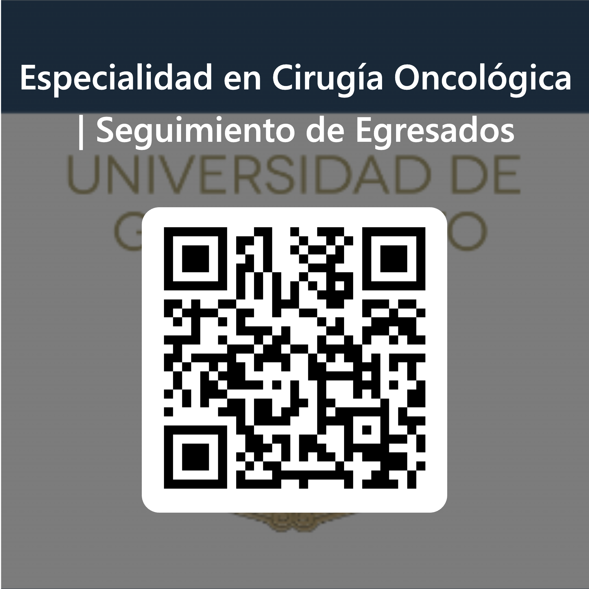 9 Cdigo QR para Especialidad en Ciruga Oncolgica Seguimiento de Egresados