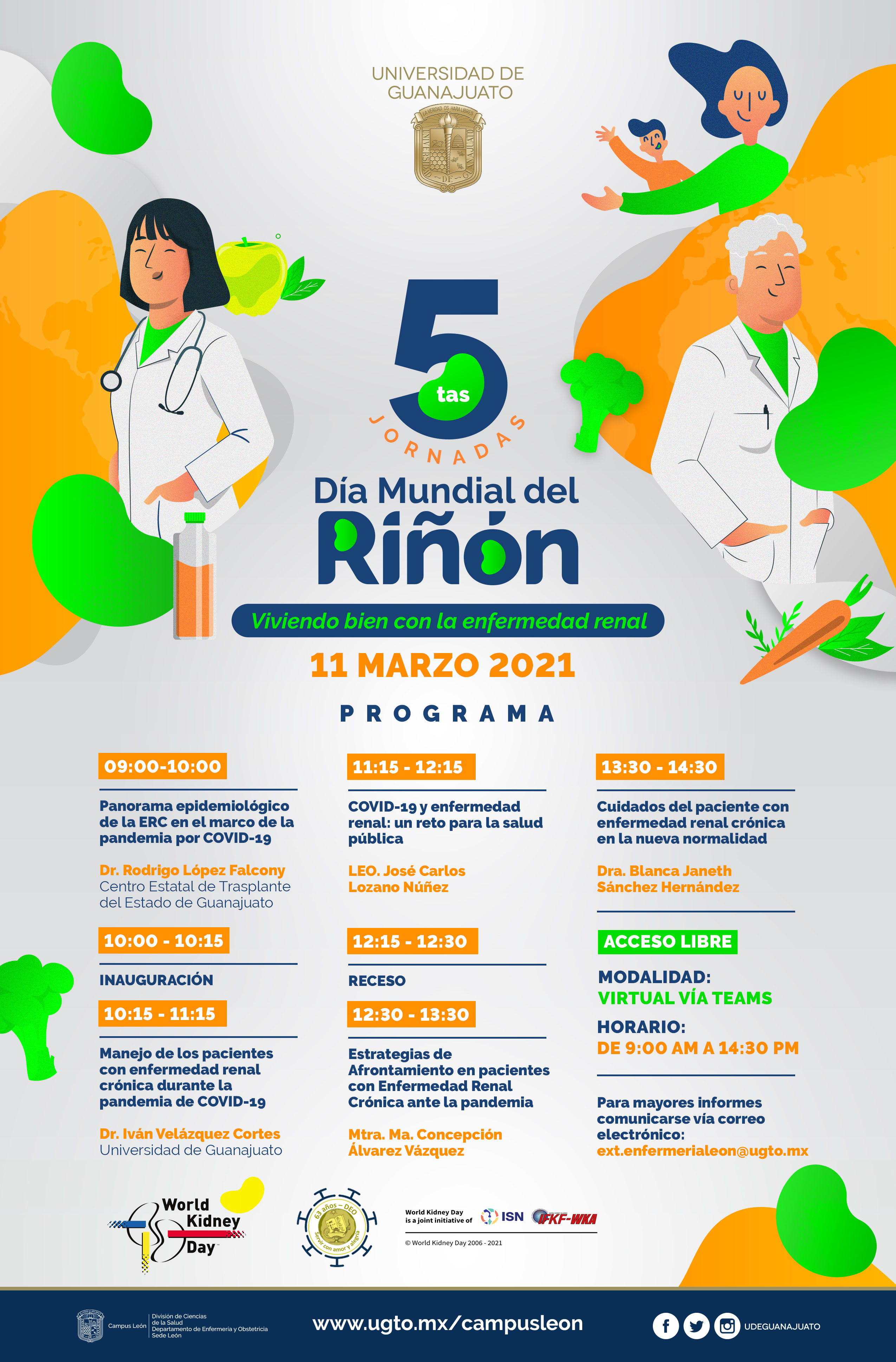 5 Jornadas del Riñon PosterB