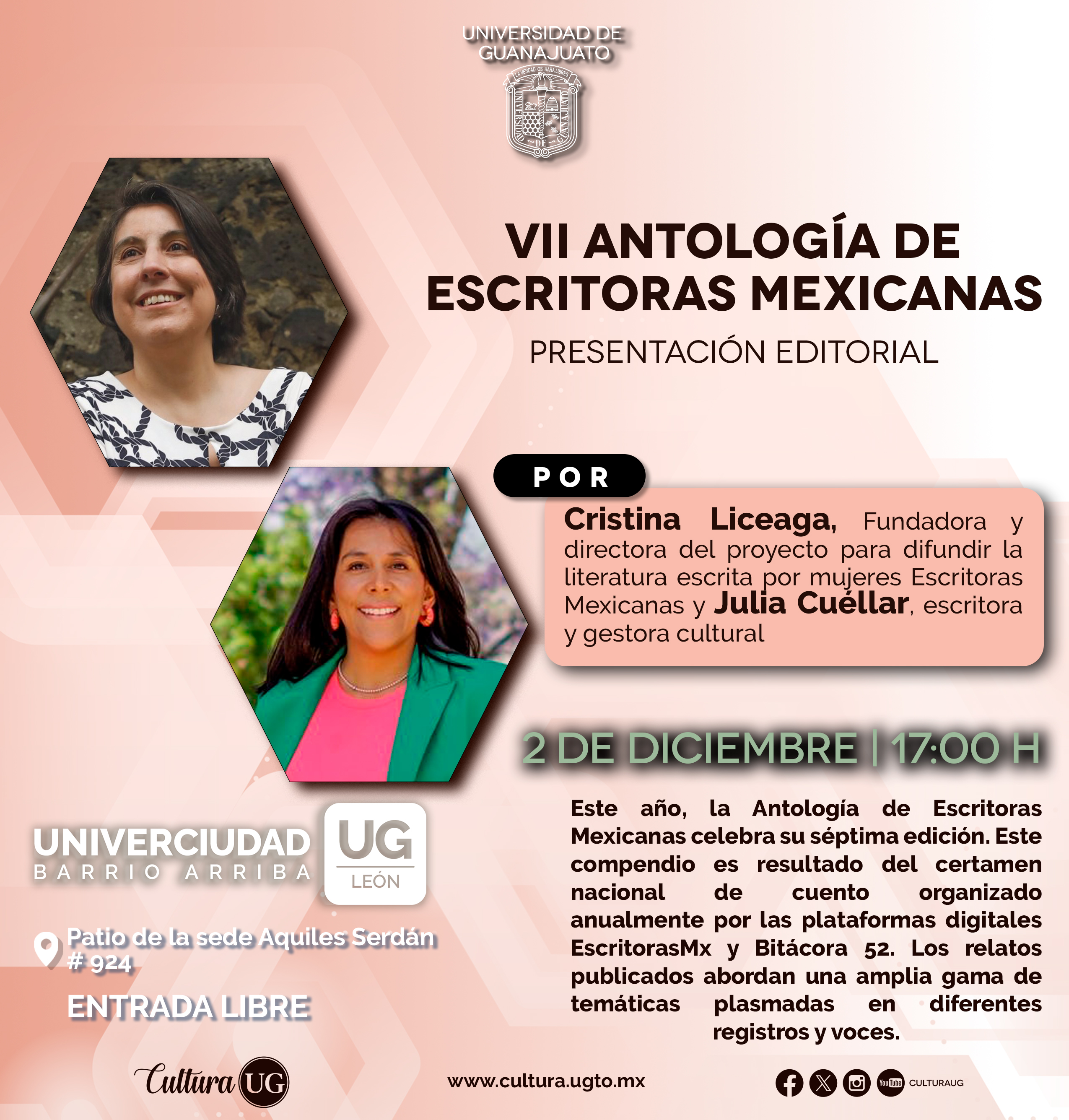 Univerciudad Barrio Arriba Antologia de escritoras