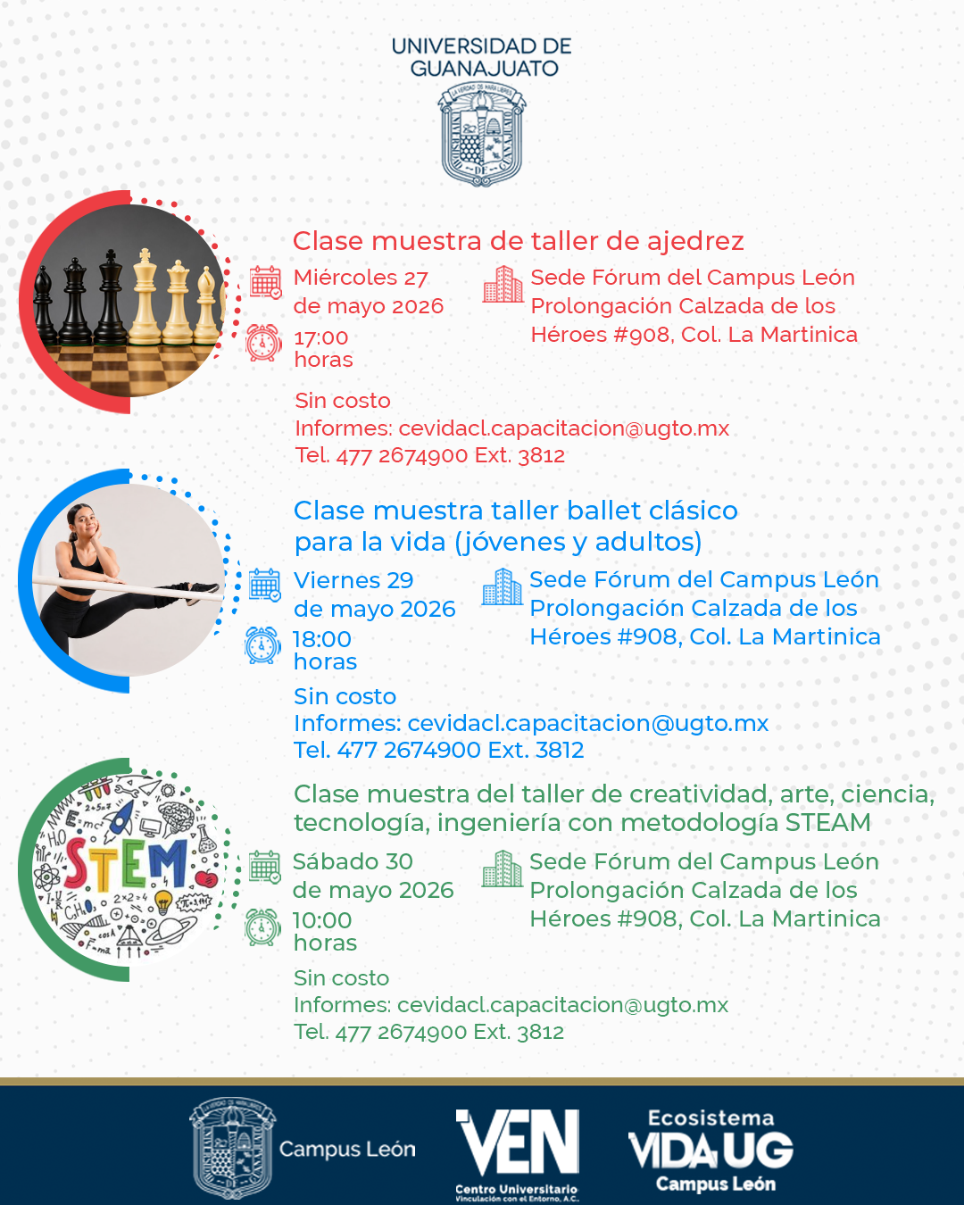 Clases muestra talleres