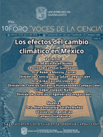 10mo. Foro Voces de la Ciencia - Los efectos del cambio climático en México