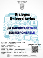 Diálogos Universitarios: ¡La importancia de ser responsable!