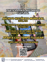 Recorrido cultural - Archivo Histórico Municipal, León, Gto.