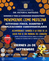 Movimiento como medicina, actividad física, diabetes y complicaciones cardiovasculares