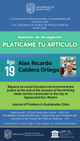 Platícame tu artículo - Alex Ricardo Caldera Ortega