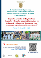 Segundas jornadas de empleadores, egresados y estudiantes de la Licenciatura en Enfermería y Obstetricia del Campus León