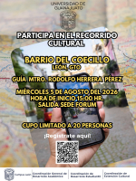 Recorrido cultural - Barrio del Coecillo
