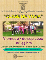 Clase de yoga