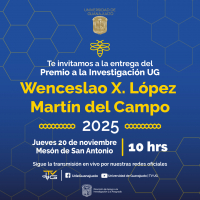 Premio a la Investigación Wenceslao X. López Martín del Campo.