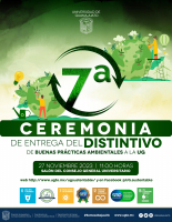 7a Ceremonia de Entrega de Distintivos de Buenas Prácticas Ambientales a la Universidad de Guanajuato