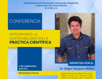 Conferencia Integrando la Sostenibilidad en la Práctica Científica