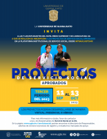 3er Periodo de registro de las y los estudiantes al servicio social en IntraUG