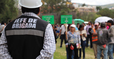 Participa la comunidad del Campus Guanajuato UG en Simulacro Nacional de Protección Civil