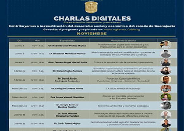 UG invita a participar en charlas orientadas a reactivar el desarrollo económico y social  