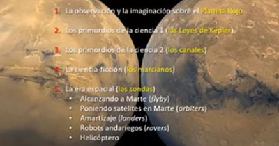 “Tráfico intenso en los cielos de Marte”, tema de la segunda charla en el Ciclo de Conferencias de Astronomía 