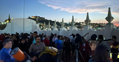 Viven velada astronómica en la Universidad de Guanajuato