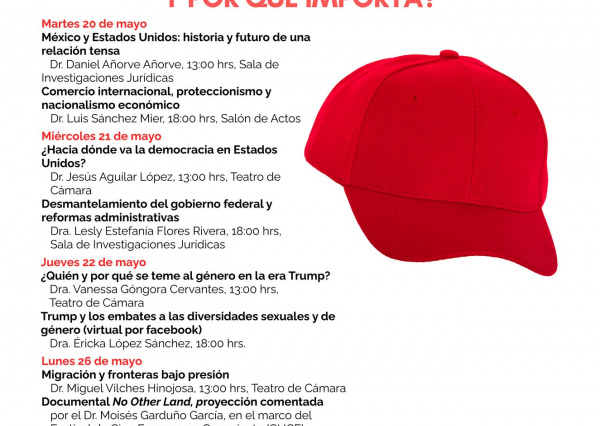 Del discurso al impacto: analizarán en la UG la administración de Trump y sus efectos en México
