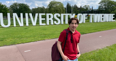 Alumno UG hizo investigación en ciencias ópticas en los Países Bajos