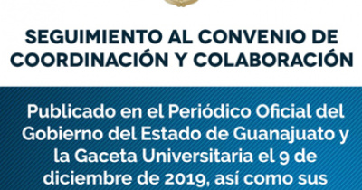 UG habilita micrositio en su página web para dar seguimiento a las acciones en seguridad derivadas del convenio interinstitucional