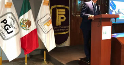 Dr. Luis Felipe Guerrero ofrece conferencia sobre Derecho Penal en la PGJ de la Ciudad de México