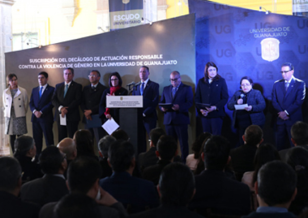 Suscribe UG Decálogo de Actuación Responsable contra la Violencia de Género