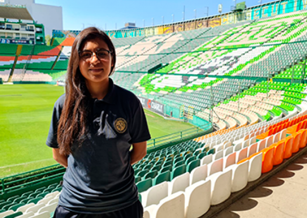 Pily Rangel, de la UG a la Liga Mx de fútbol