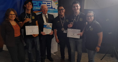 Estudiantes de la ENMS de Salvatierra obtienen medalla de plata en el concurso Los jóvenes en la ciencia, en Italia