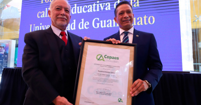 Destaca COPAES la entrega del “Reconocimiento Fénix” a la UG