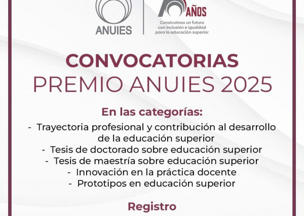 Comunidad UG puede postularse para el Premio ANUIES 2025