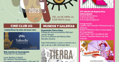 Bailables, concierto, exposiciones y cine, parte de la agenda cultural UG 