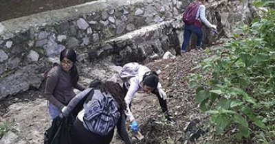 Grupos organizados de la Universidad de Guanajuato trabajan por el medio ambiente 