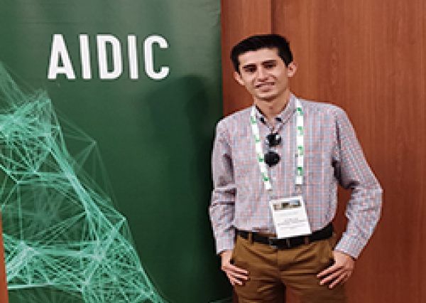 Alumno de la Maestría en Ingeniería Mecánica presenta en Italia un método alternativo para la producción de biodiésel