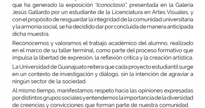 Comunicado Institucional 
