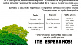 Se une comunidad UG para reforestar espacios universitarios