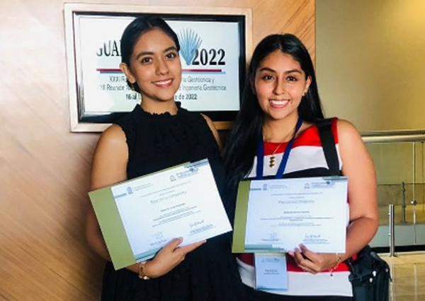 Proyectos de investigación de estudiantes se presentan en la XXXI Reunión Nacional de Ingeniería Geotécnica 