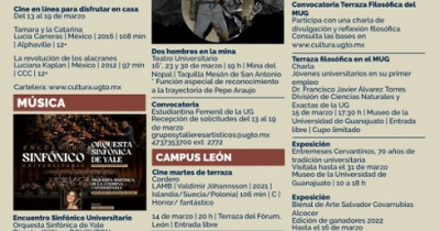 Sé parte de las diversas expresiones artísticas y académicas UG