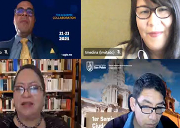 Junto con la Universidad Católica San Pablo en Perú, la UG inicia seminario sobre ciudades patrimonio 