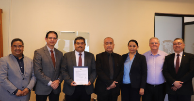 El Mtro. Víctor Manuel Ortega comienza un segundo periodo como Director del Departamento de Ingeniería Geomática e Hidráulica