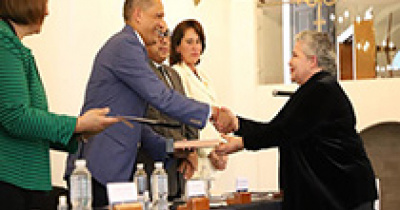 Reconocen al personal con más de 40 años de servicio en el Colegio del Nivel Medio Superior de la UG