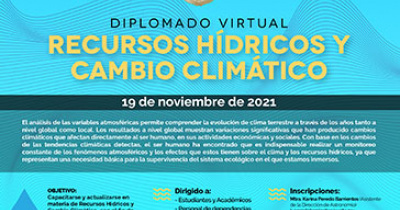 Cambio climático y recursos hídricos, problemáticas presentes en el análisis académico en la UG 