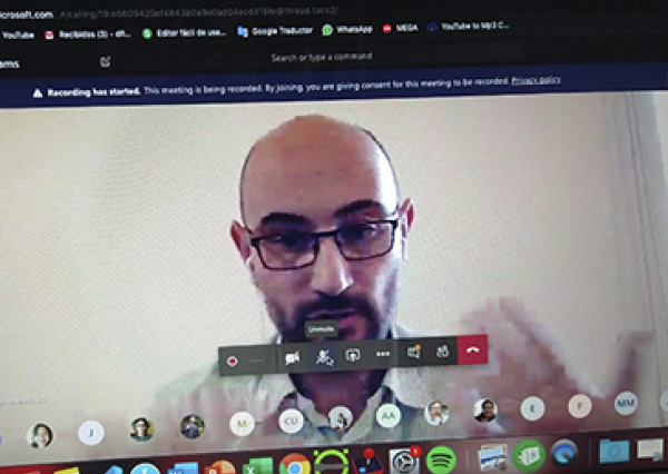 A distancia y con uso de la tecnología se cumple con el Programa Institucional de Formación Docente