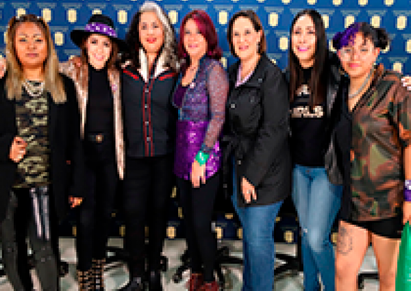 Con voces contra las violencias de género, resuena la Marea Violeta, de la RNR en la UG 