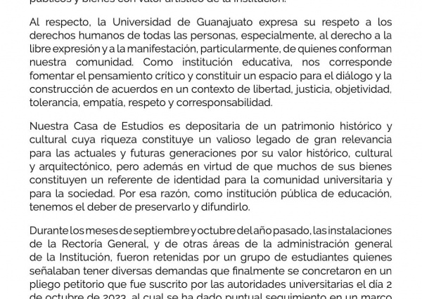 Comunicado Institucional