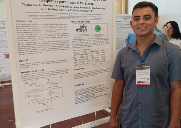 Premian estudio sobre la interacción de cannabinoides y el Parkinson del alumno del CINUG Oswaldo Vázquez