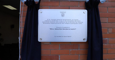 Homenajean la memoria del Mtro. Sebastián Sanzberro Lastiri; un Claustro Académico en DCEA lleva su nombre 