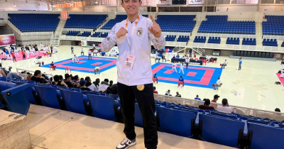 Celebra UG el esfuerzo de Raúl Bladimir González Sánchez, ganador nacional en Karate Do