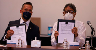 Firman autoridades universitarias convenio sobre la Revisión del Contrato Colectivo de Trabajo de la ASTAUG 