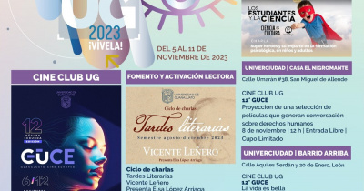 Agenda Cultural UG invita a participar en el 12° Festival de Cine Europeo en Guanajuato 