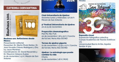 La Cátedra Cervantina presenta el libro “Bauhaus 100. Reflexiones desde México” en la ACUG